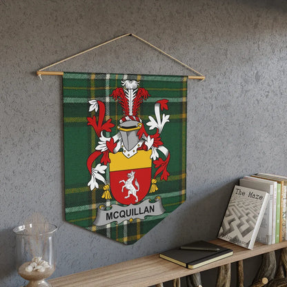 McQuillan Coat of Arms Wall Tapestry product type