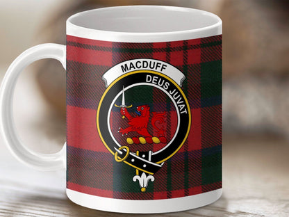Macduff Deus Juvat Clan Crest Design Mug product
