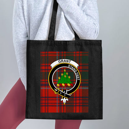 Grant tartan crest stand fast example tote bag - Living Stone Gifts