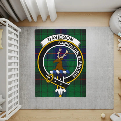 Davidson Clan Crest Tartan Plaid Area Rug product type
