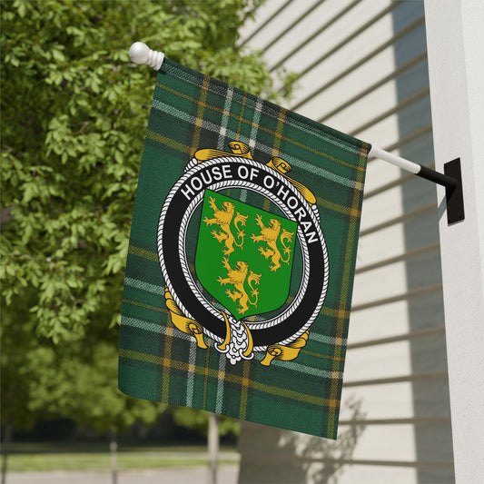 House of O'Horan Green Plaid Outdoor Flag Product