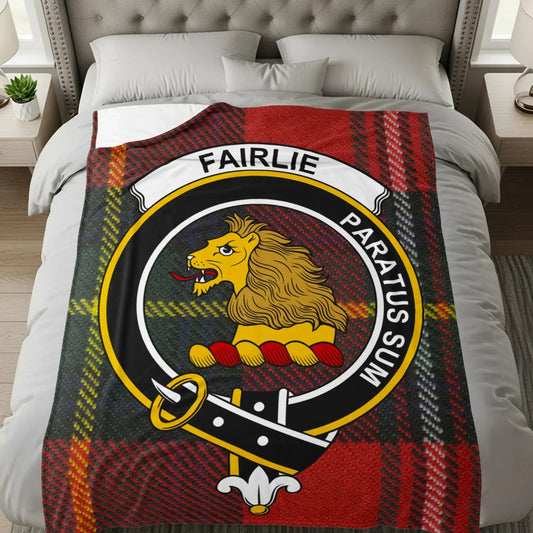 Fairlie Paratus Sum Lion Family Crest Blanket product