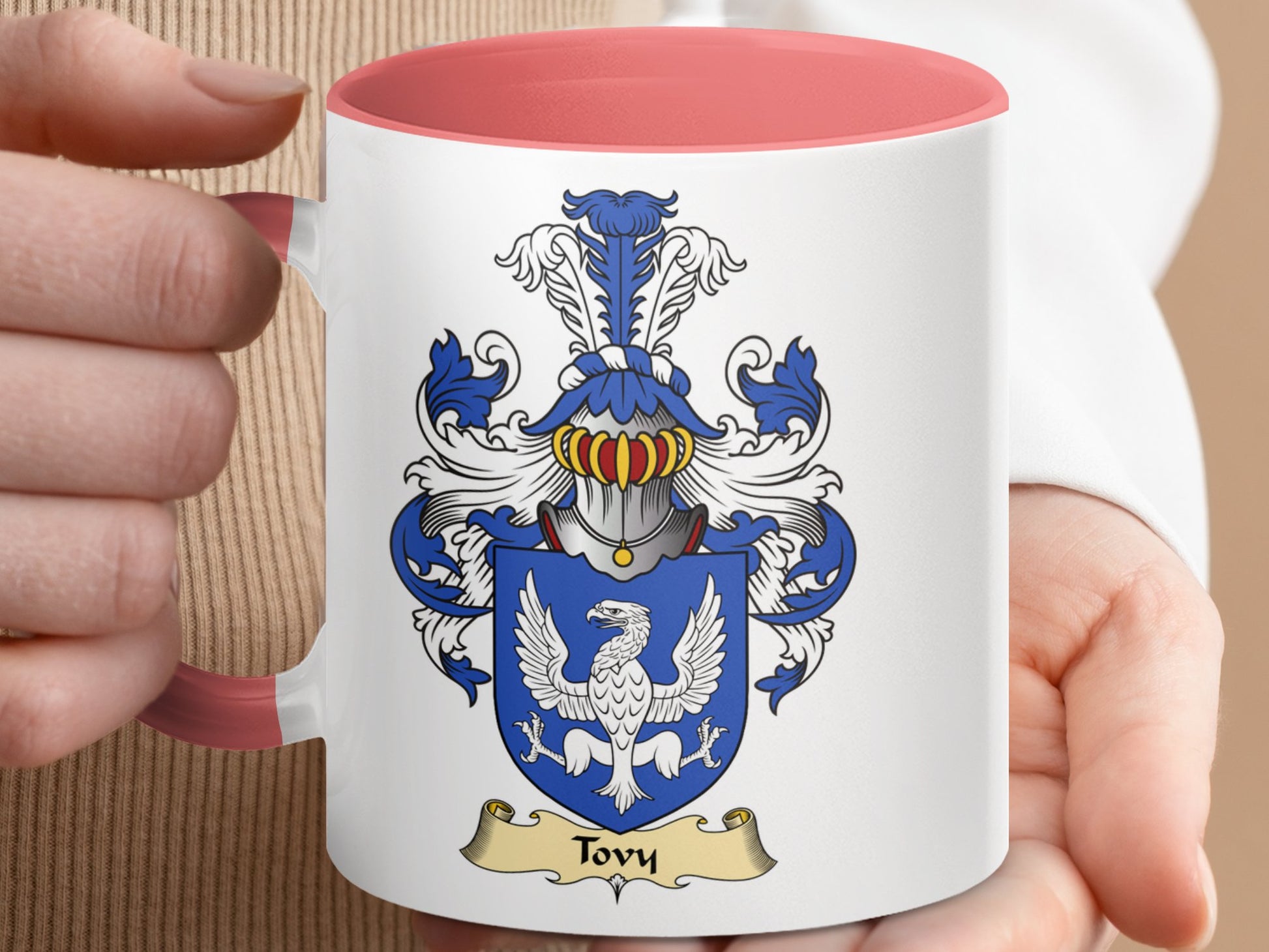 Clan Tovy Scottish Coat of Arms Mug - Living Stone Gifts