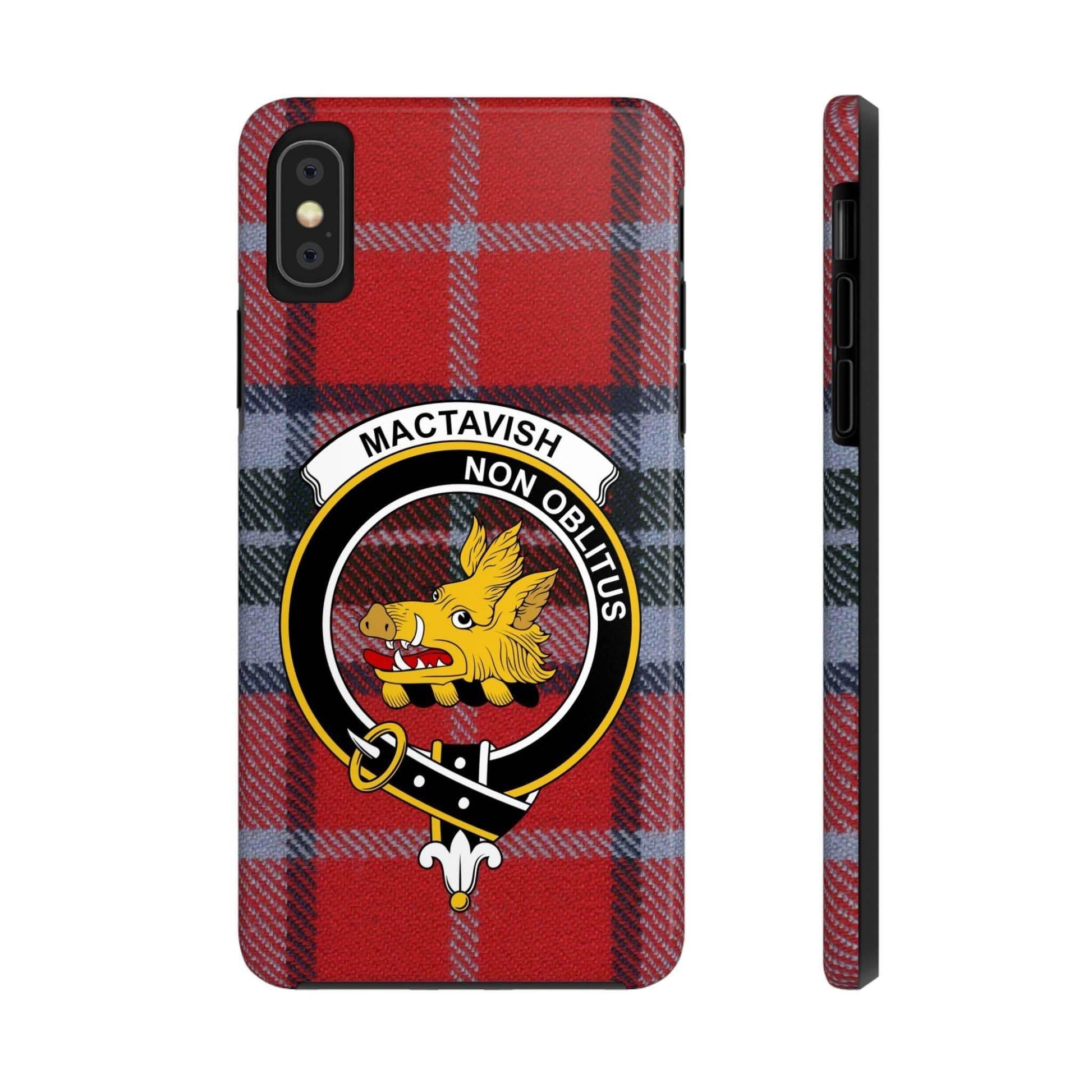MacTavish Clan Scottish Tartan Cell Phone Case - Celtic Ancestry Gifts