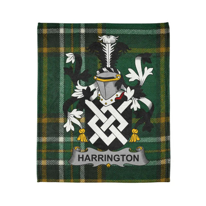 Harrington Family Crest Tartan Blanket product type