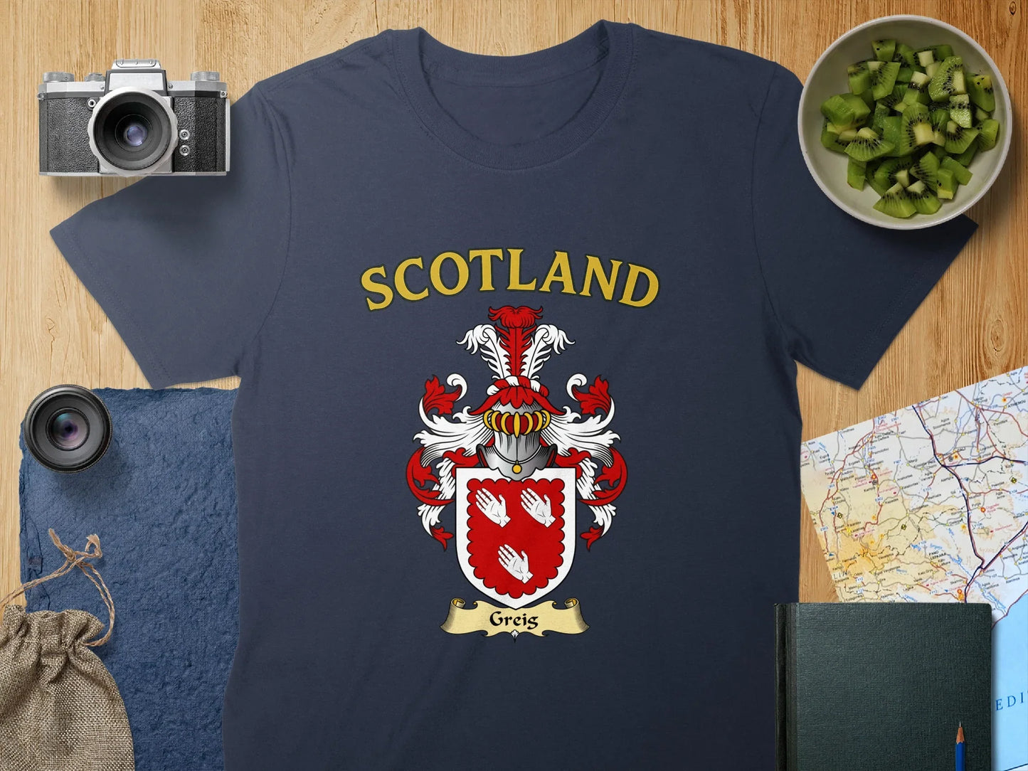 Scotland Crest Design Graphic Tee Shirt product