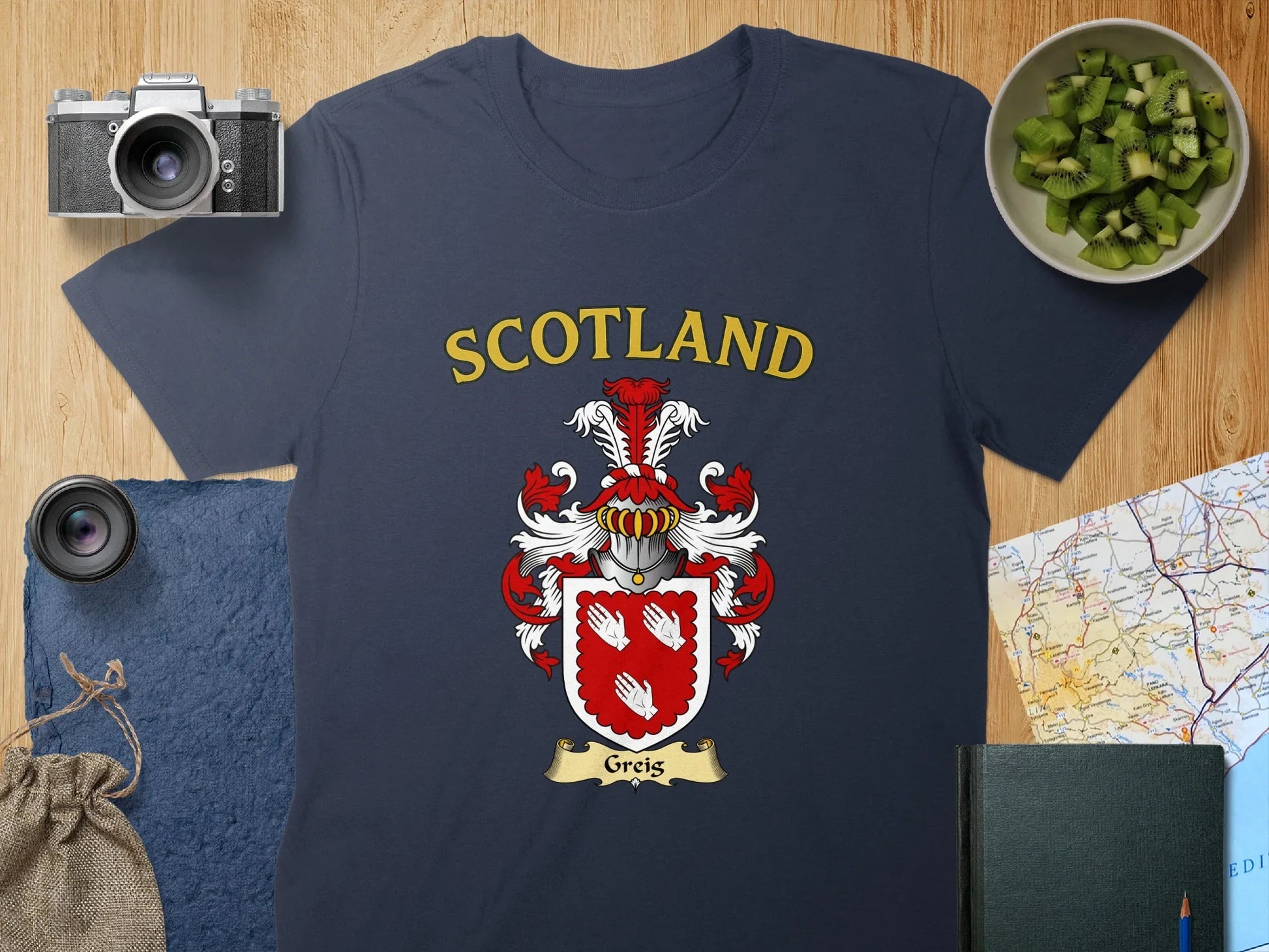 Scotland Crest Design Graphic Tee Shirt product