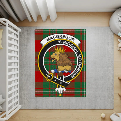 MacGregor Crest Plaid Rug with Lion Emblem product type