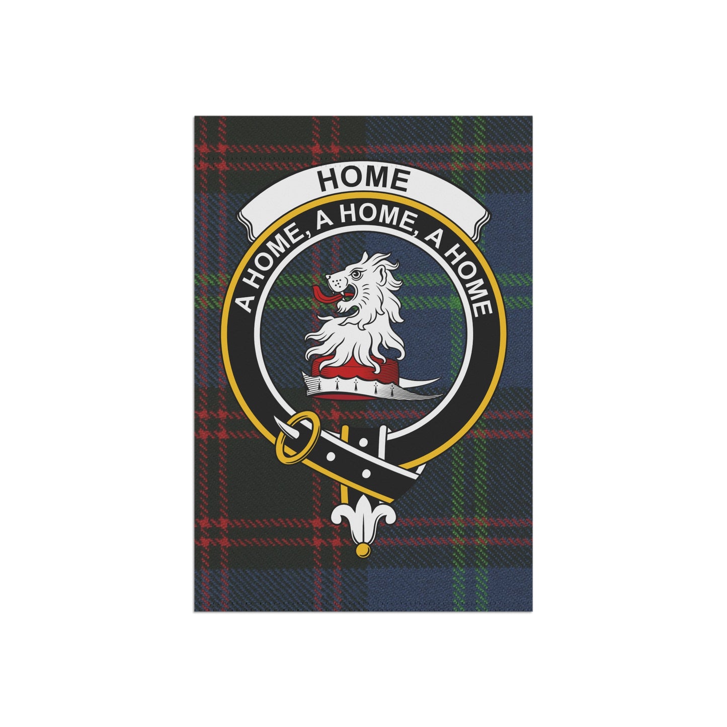 Home Clan Scottish Tartan Crest Garden Flag