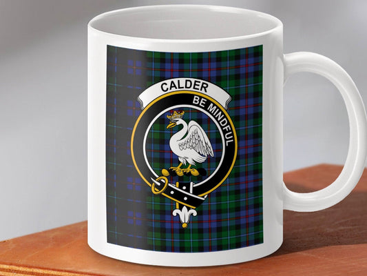 Calder Be Mindful Emblem Tartan Mug product type
