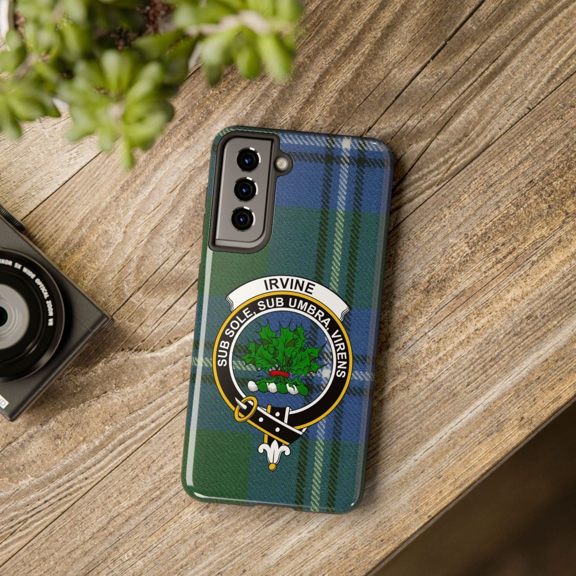 Irvine Clan Scottish Tartan Cell Phone Case - Celtic Ancestry Gifts