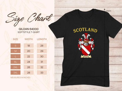 Scotland Crest Graphic Gildan Softstyle T-Shirt product type