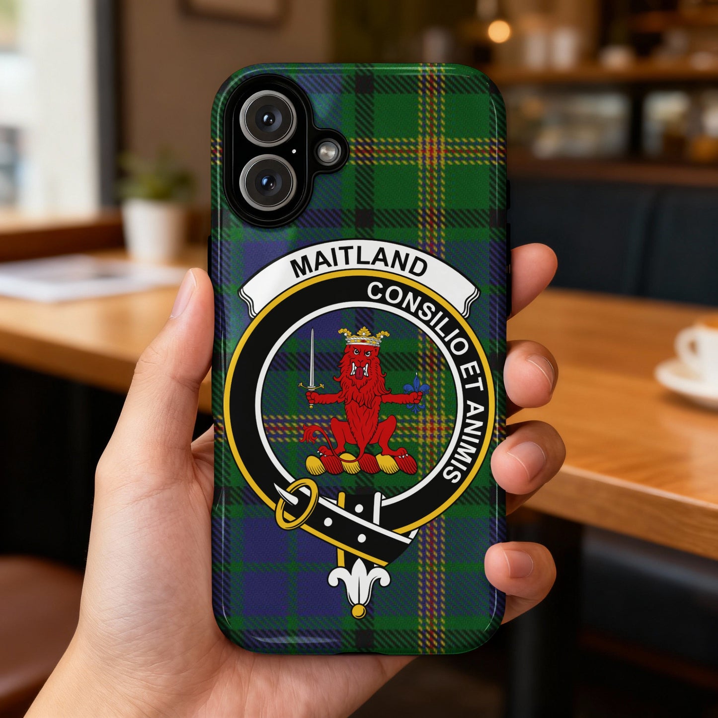 Maitland Consilio et Animis Tartan Phone Case Cover