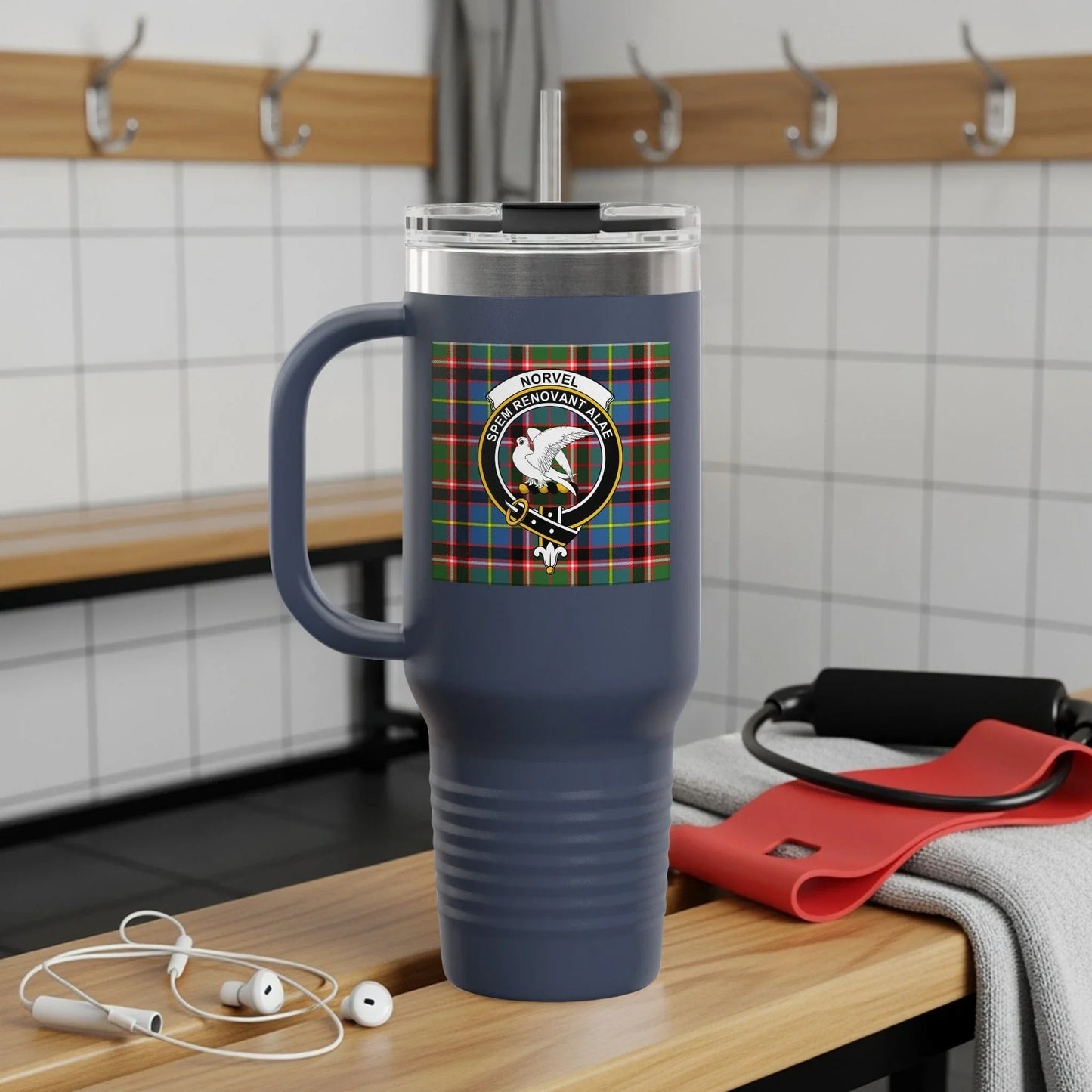 Clan Crest Tartan Insulated Travel Mug product type