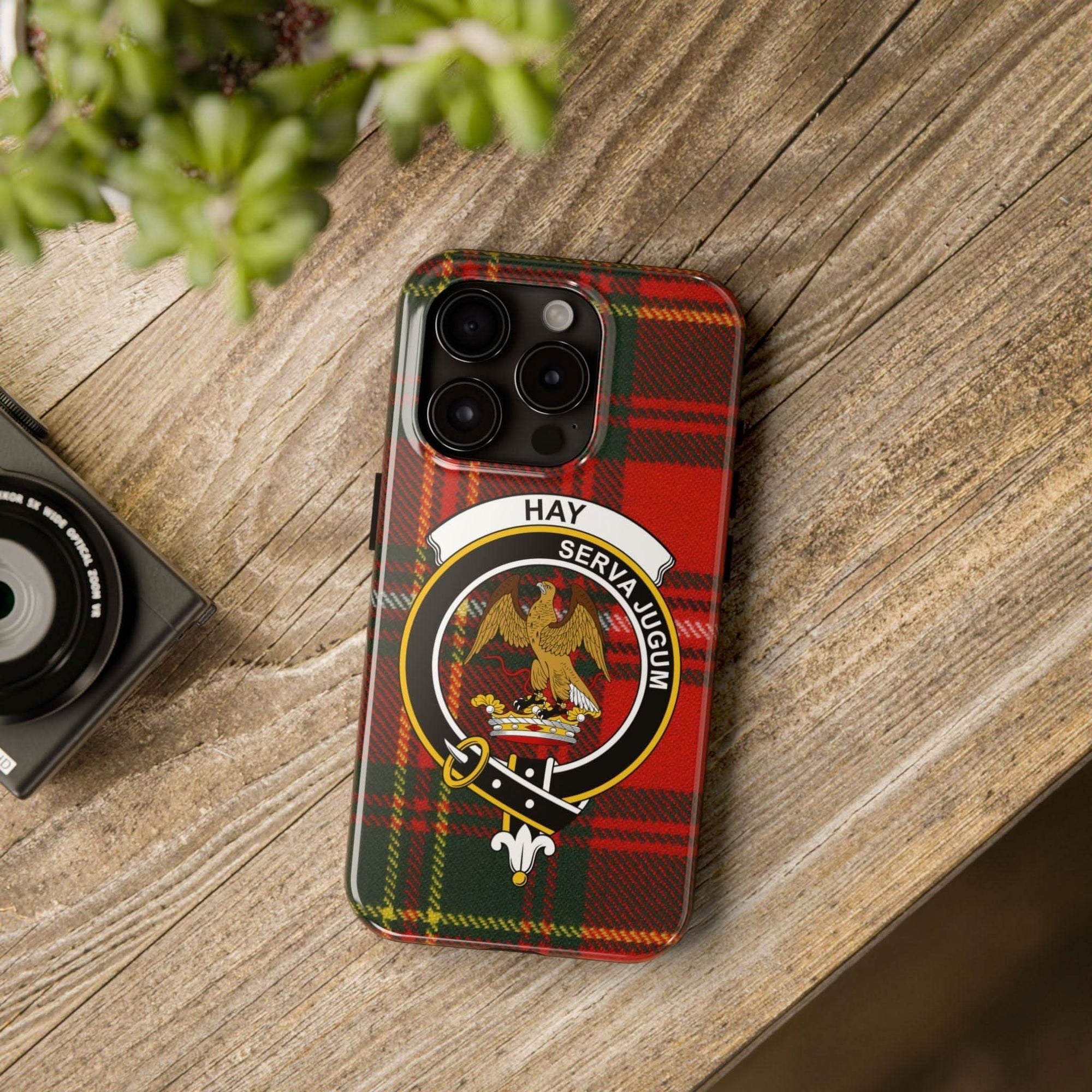 Hay Clan Scottish Tartan Cell Phone Case - Celtic Ancestry Gifts