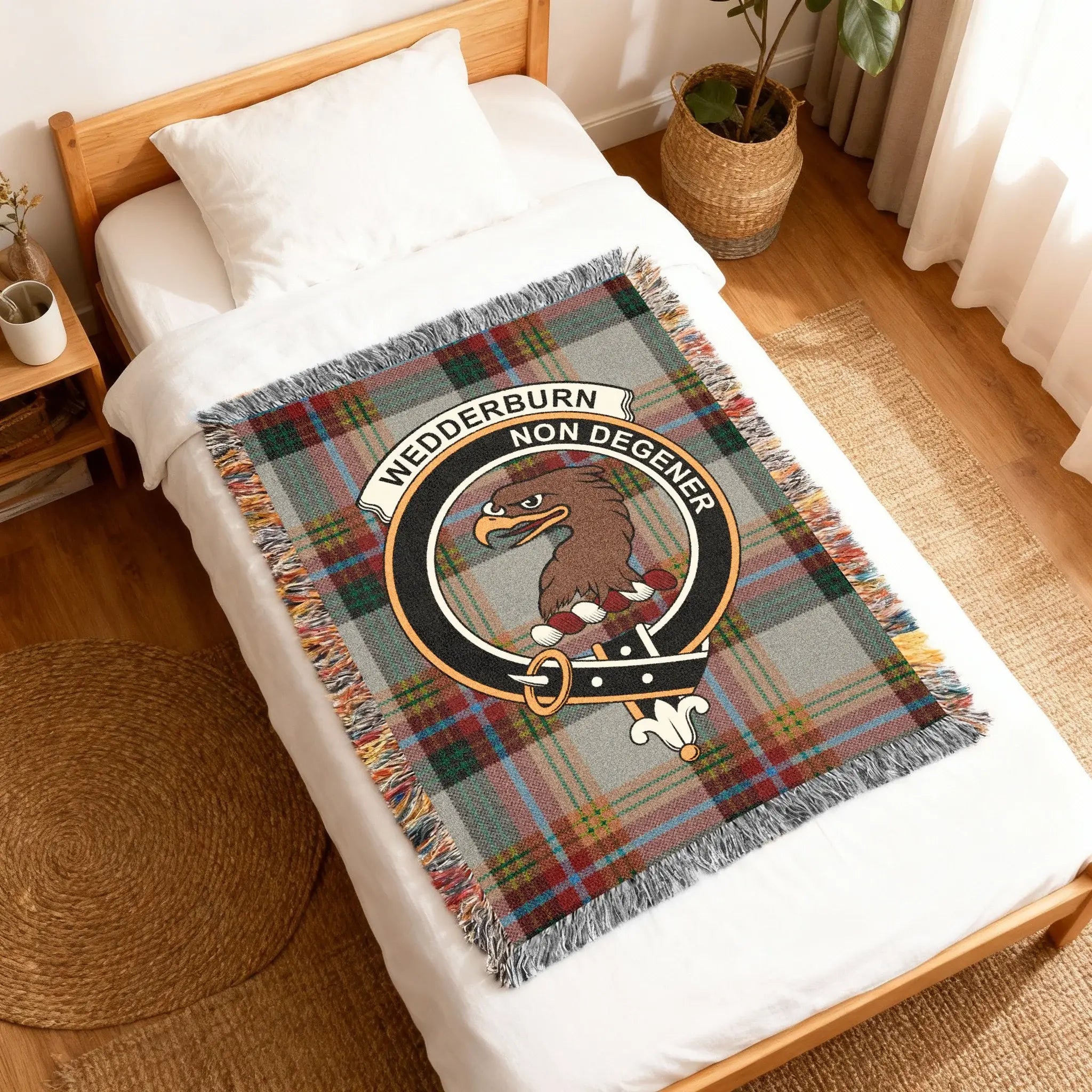 Wedderburn Non Degener Tartan Blanket Throw Blanket