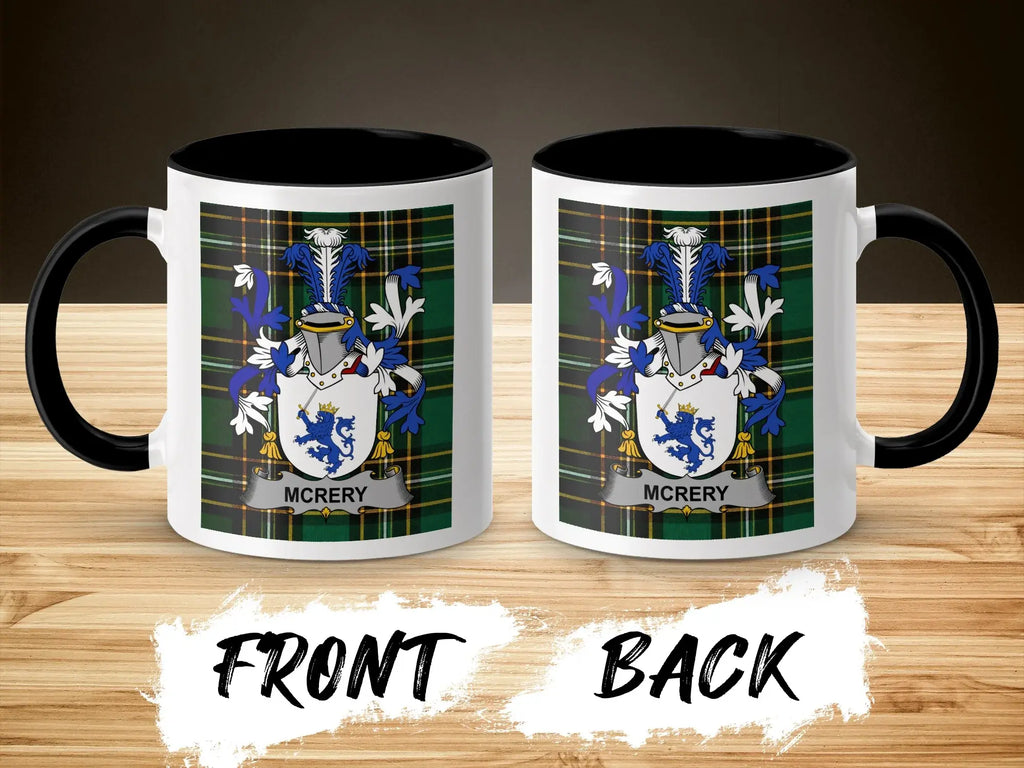 McRery Irish National Tartan ceramic accent mug