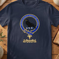 Struthers Scottish clan crest T-shirt in Navy