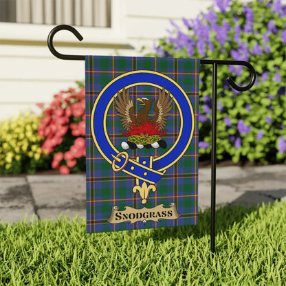 Personalized Snodgrass Clan Tartan Garden Flag product