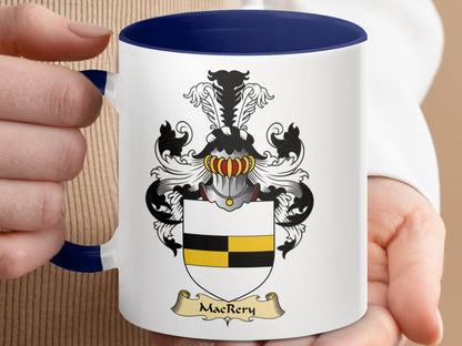 MacRery Family Crest Emblem Classic Mug - Living Stone Gifts