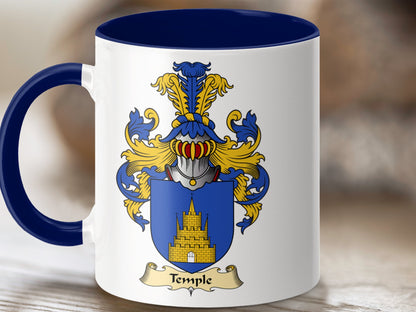 Temple Scottish Coat of Arms Mug - Living Stone Gifts