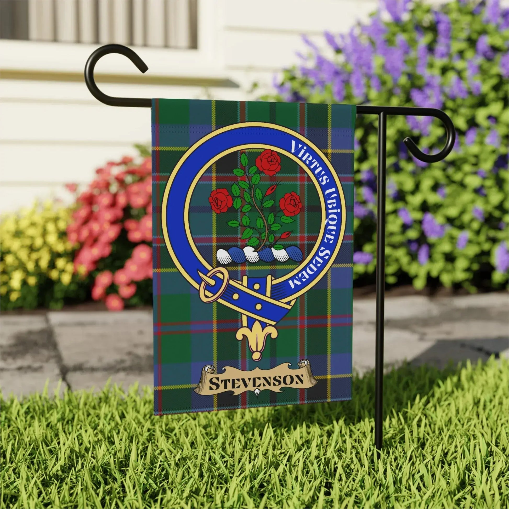 Stevenson Family Crest Decorative Yard Flag product type