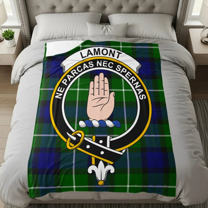 Lamont Clan Crest Blanket for Scottish Heritage product