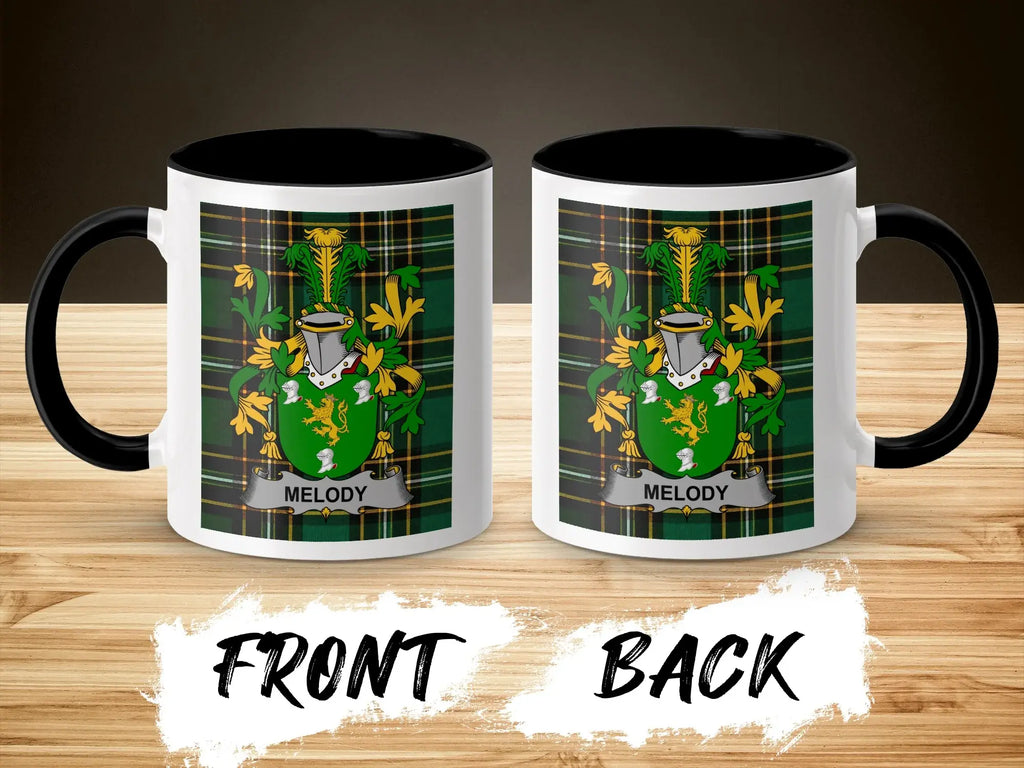 Melody Irish National Tartan ceramic accent mug