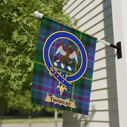 Eagle Crest and Patterned Thorlby Flag product