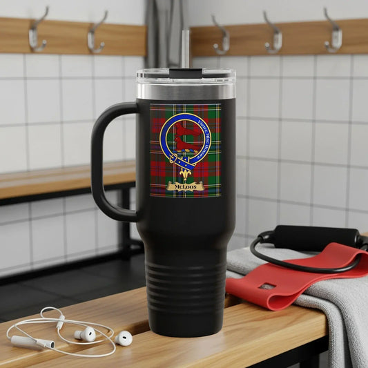 Tartan Clan Emblem Travel Mug Drinking Product