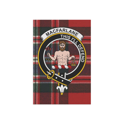 MacFarlane Clan Scottish Clan Scottish Tartan Crest Garden Flag