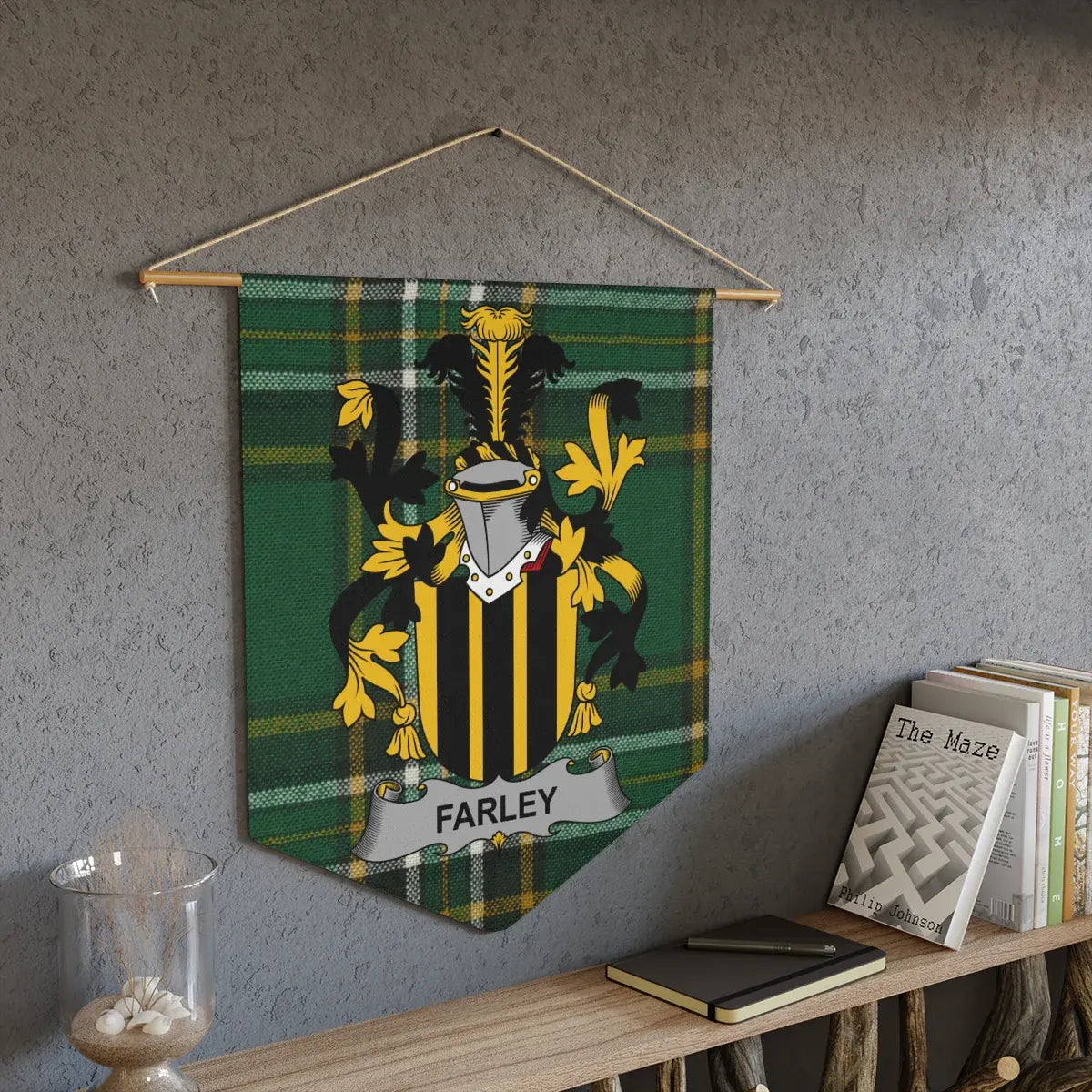 Custom Family Crest Wall Hanging Decor product type