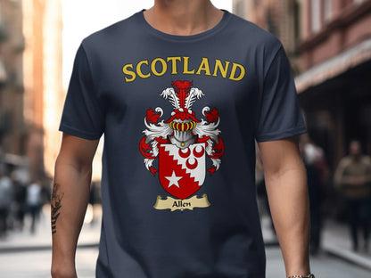 Scotland Emblem Crest Custom Allen T-shirt product