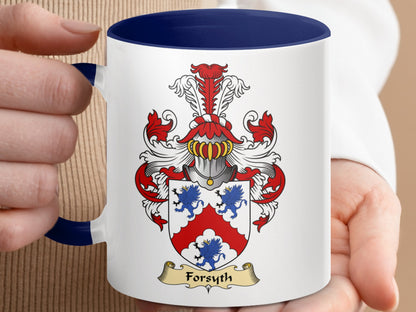 Clan Forsyth Scottish Coat of Arms Coffee Mug - Living Stone Gifts