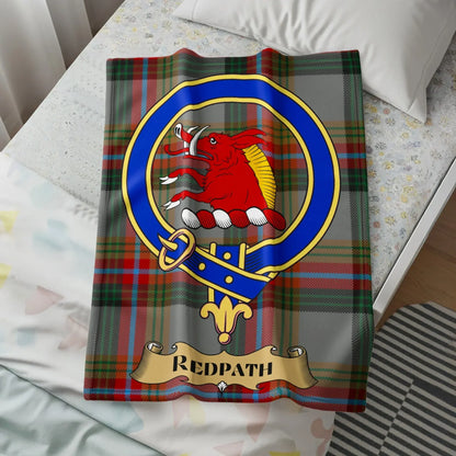 Redpath Family Crest Tartan Plaid Blanket product
