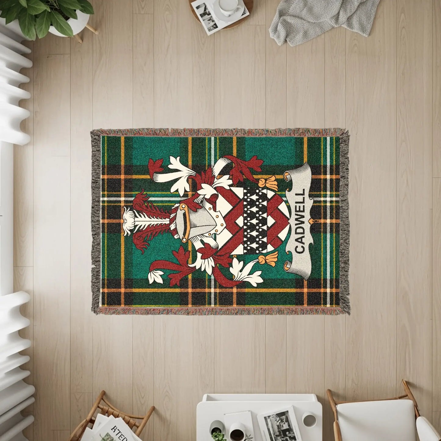 Cadwell Heraldic Green Plaid Comfort Home product type
