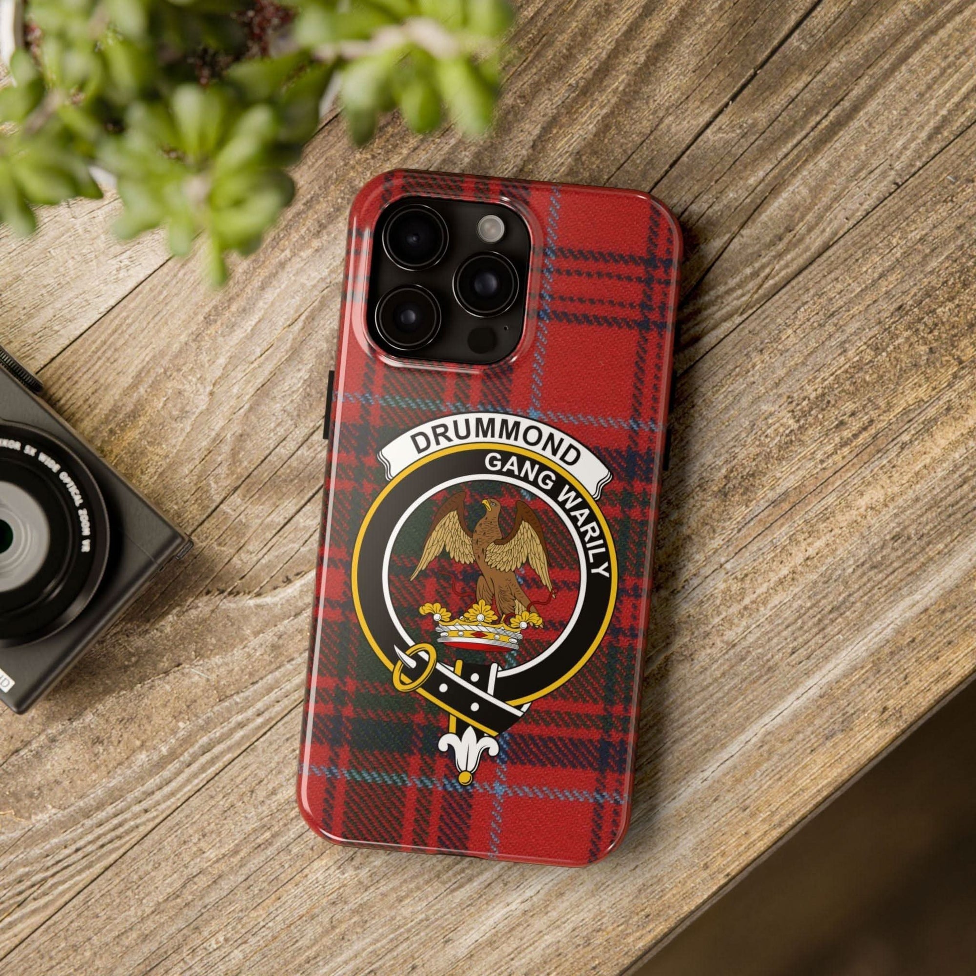 Drummond Clan Scottish Tartan Cell Phone Case - Celtic Ancestry Gifts