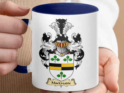 MacCreadie Scottish Family Crest Emblem Coffee Mug - Living Stone Gifts