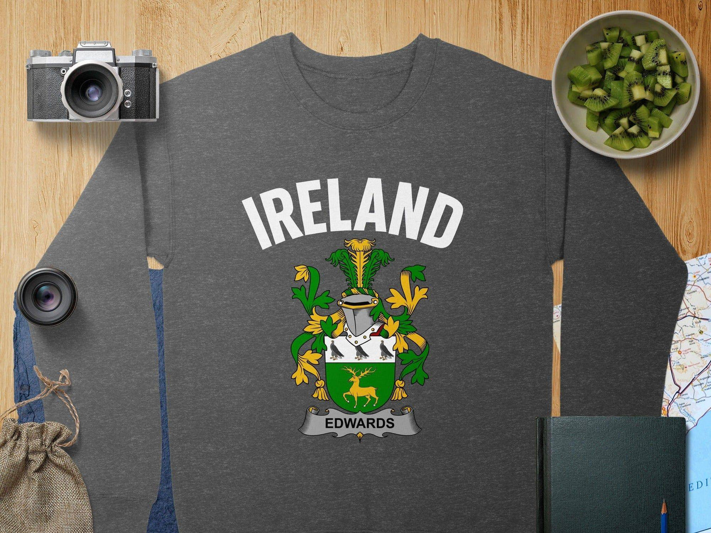 Ireland Edwards Family Crest Shield Design product