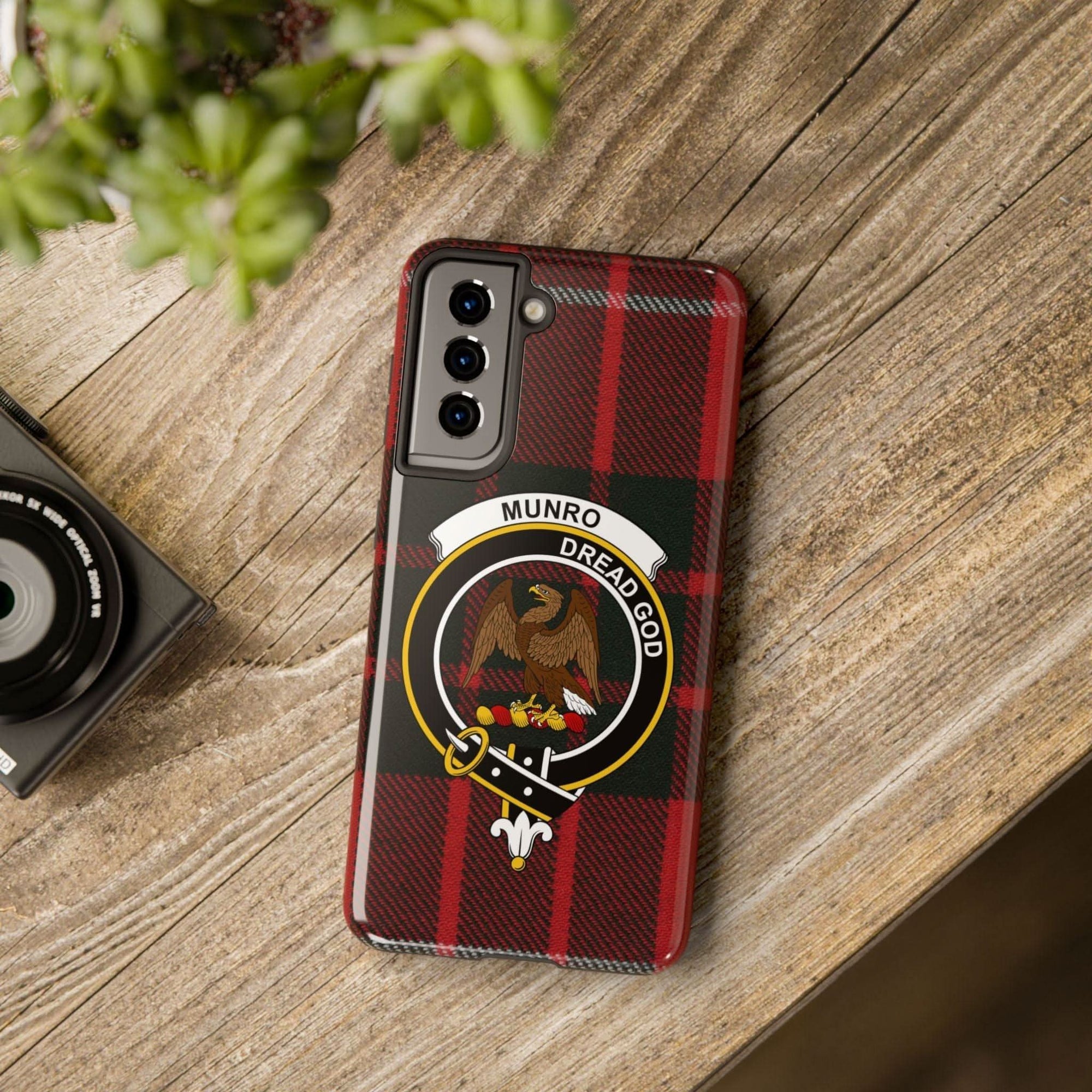 Munro Clan Scottish Tartan Cell Phone Case - Celtic Ancestry Gifts