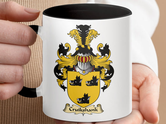 Clan Cruikshank Scottish Family Crest Coffee Mug - Living Stone Gifts