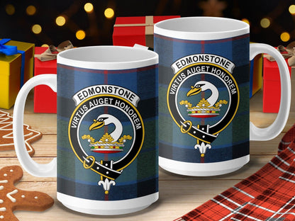 Edmonstone Clan Crest Family Emblem Display Mug product type