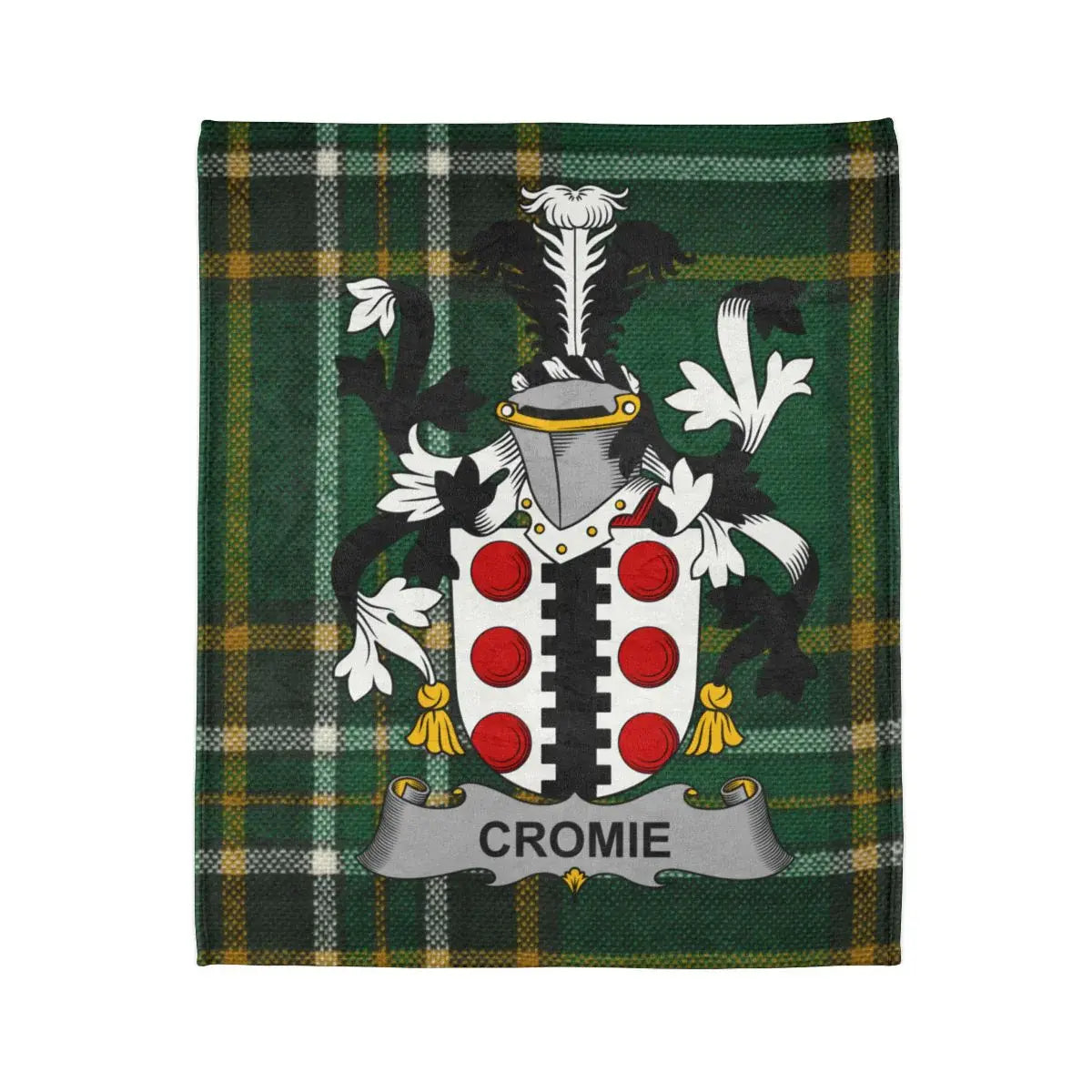 Cromie Coat of Arms Tartan Design Blanket product