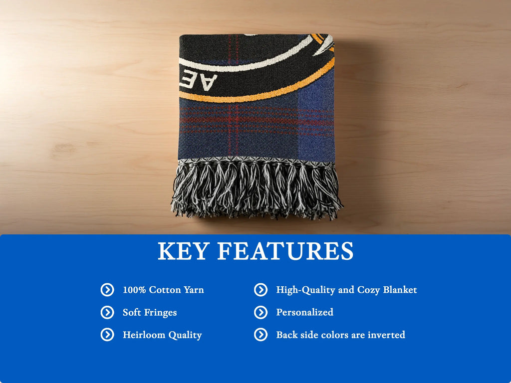 Cozy Personalized High-Quality Fringe Blanket