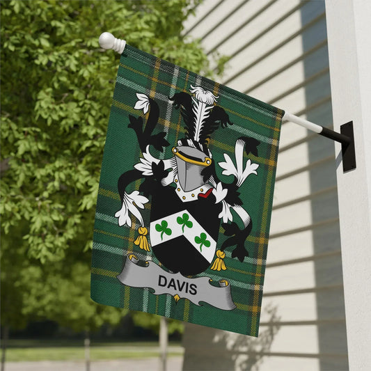 Personalized Davis Family Crest Garden Flag product