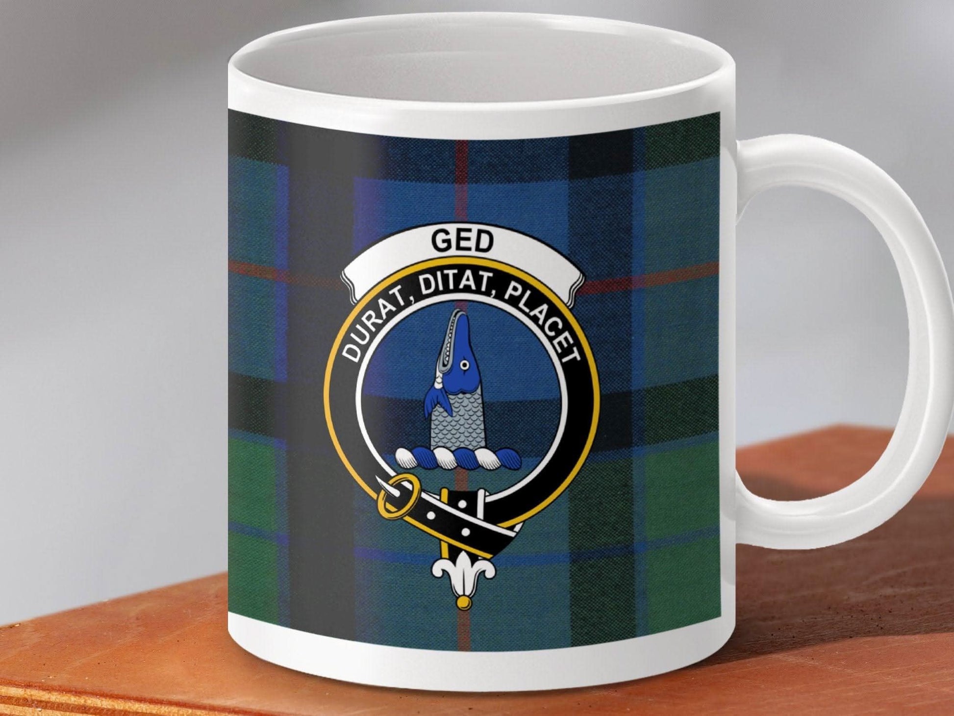 Scottish Tartan Design Coffee Mug Customizable product