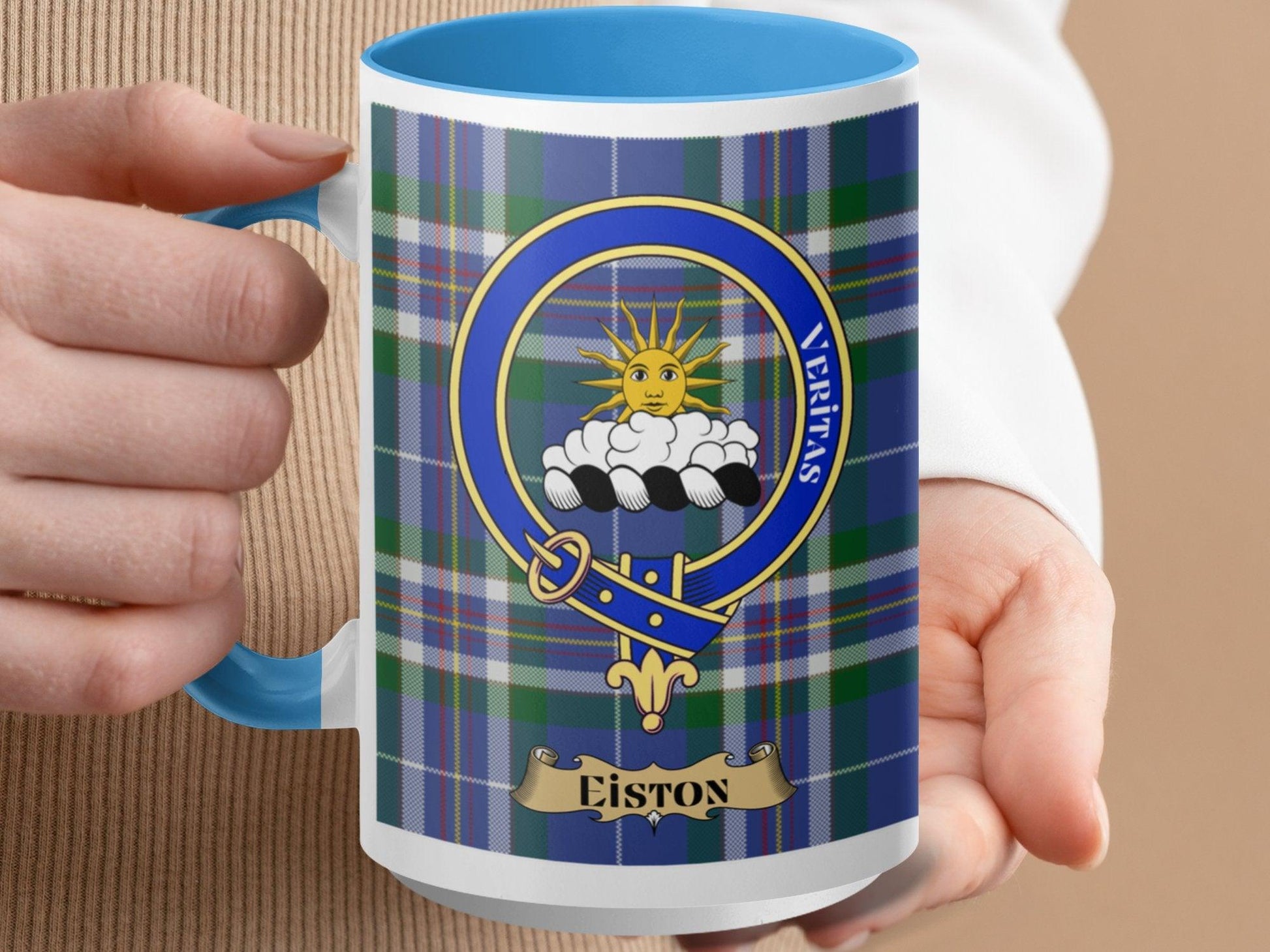 Stylish Scottish Clan Crest Plaid Mug for Unique Gifts - Living Stone Gifts