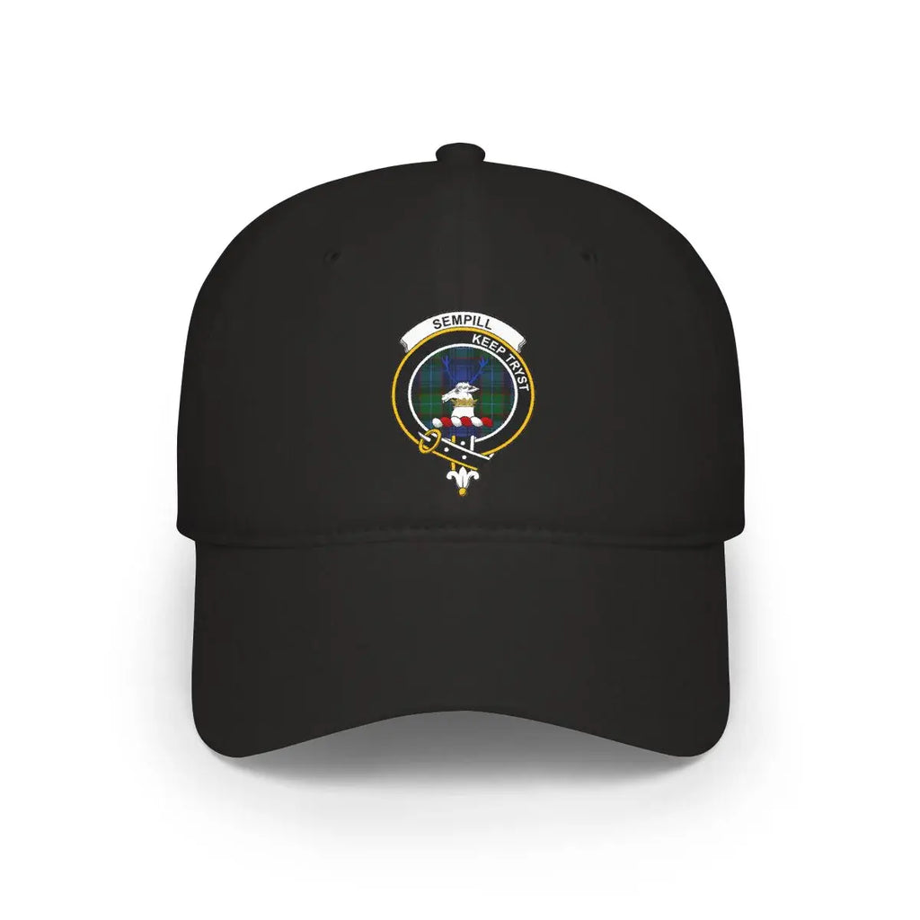 Sempill Keep Tryst Embroidered Logo Black Hat