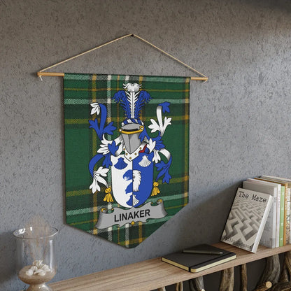 Personalized Linaker Family Crest Wall Hanging product