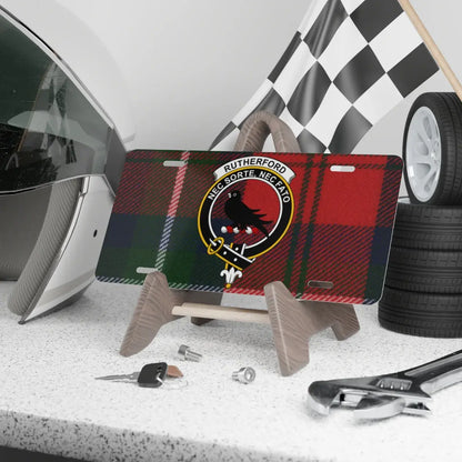 Rutherford Racing Themed Custom License Plate product